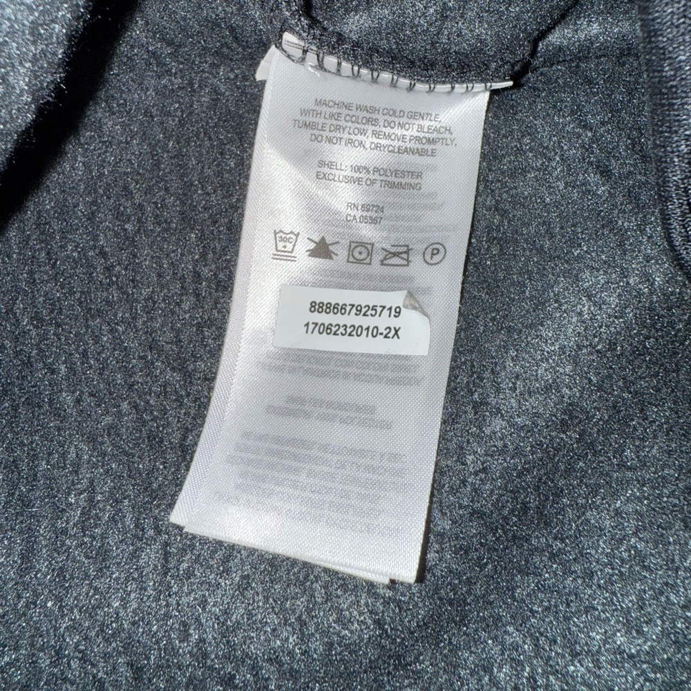Columbia Women's Black Benton Springs™ Full Zip Fleece Jacket Size 2X - Picture 7 of 7
